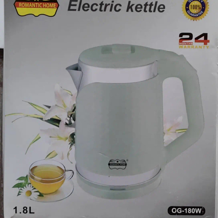 کتری برقی مارک (رومانتیک هوم) داخل استیل مدل OG-180W رنگ سبز
